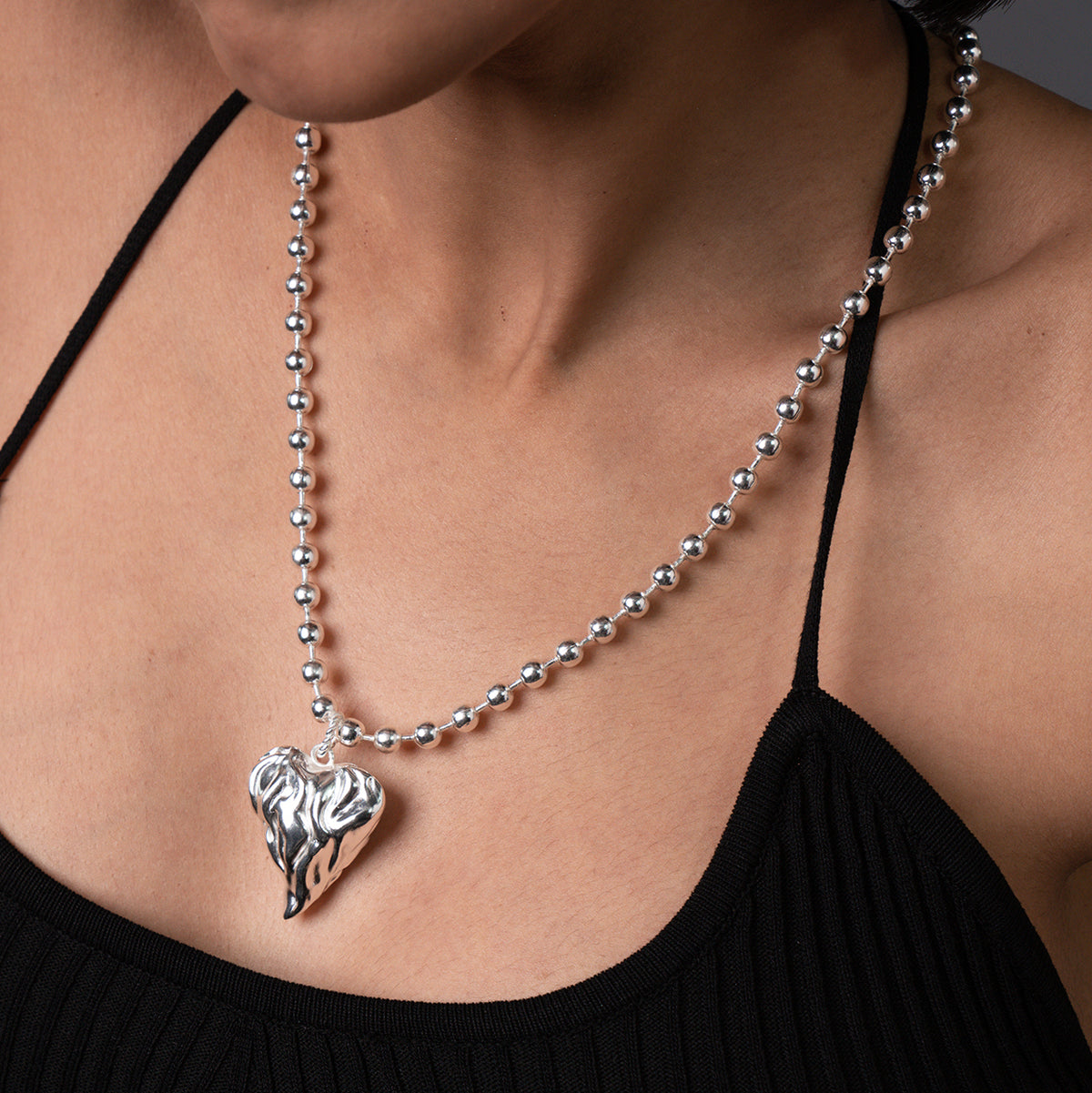 Cardi Necklace - Silver Tone