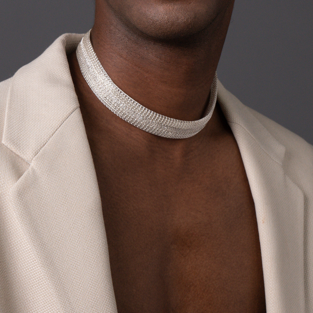 Time of Shine Collar - Silver Tone