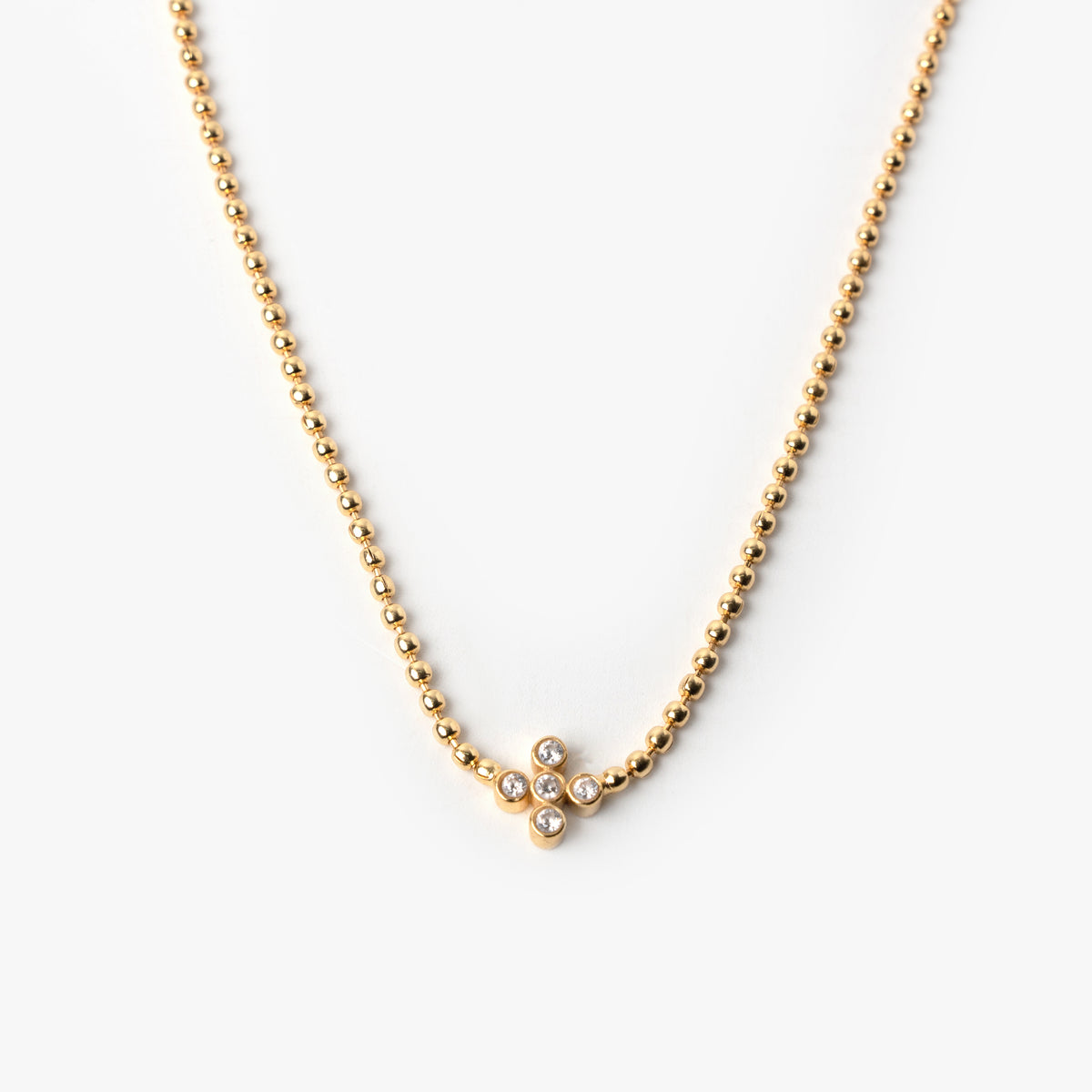 Sirius Star Necklace - Gold Tone