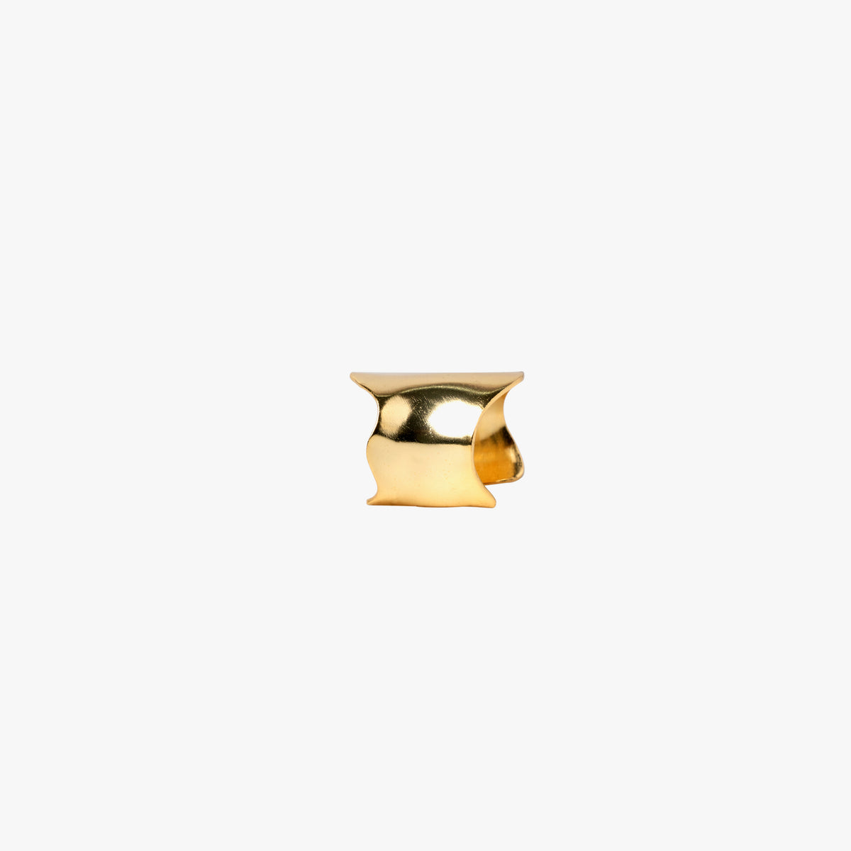 Roller Coaster Ring - Gold Tone