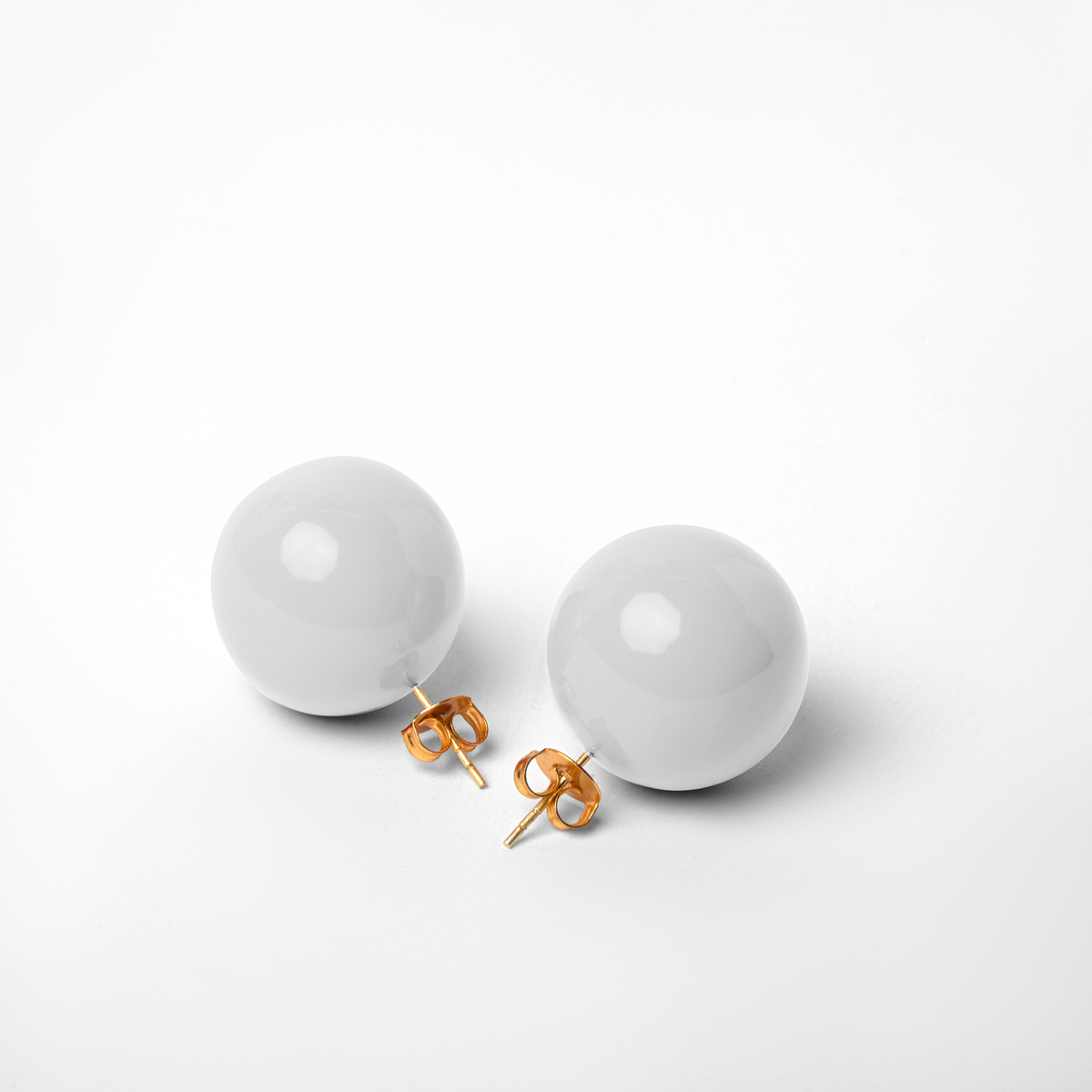 Bubble Studs - White