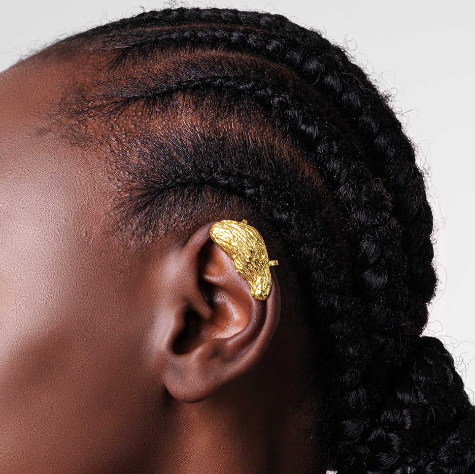 BULLET Ear Cuffs in Gold | The Hexad