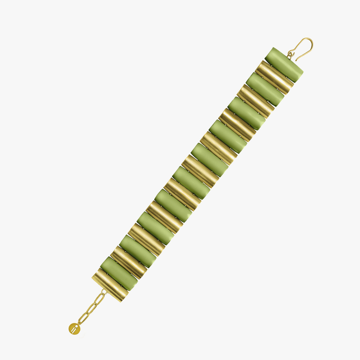 Log Necklace - Olive