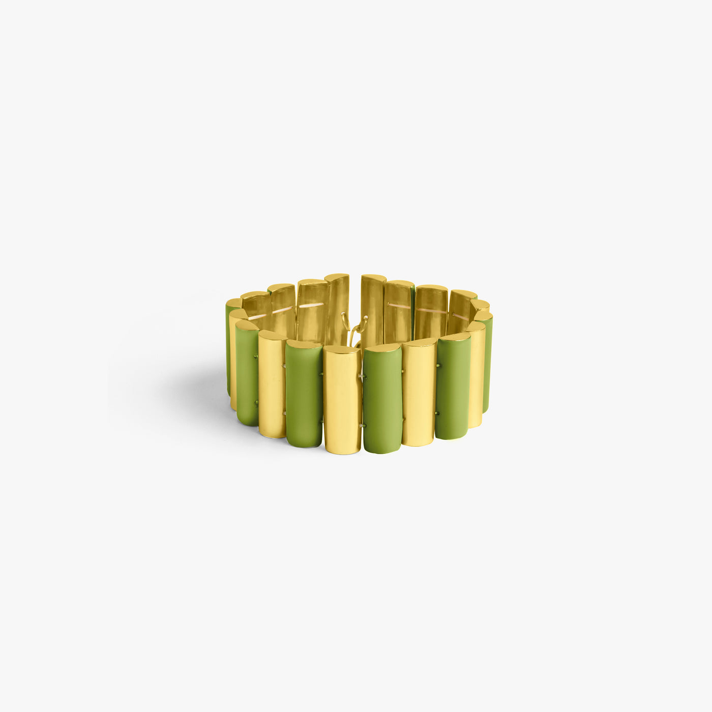 Log Necklace - Olive