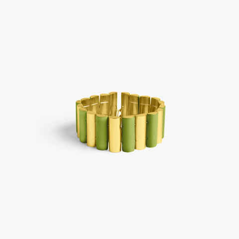Log Necklace - Olive