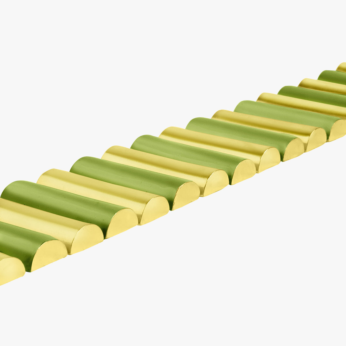 Log Necklace - Olive