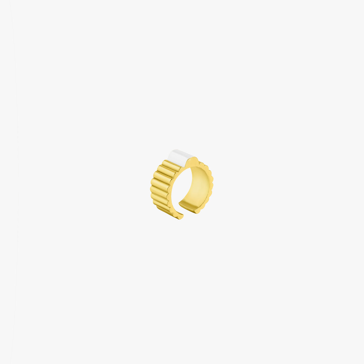 Log Ring - Pure White