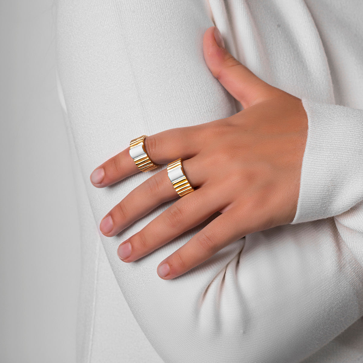 Log Ring - Pure White
